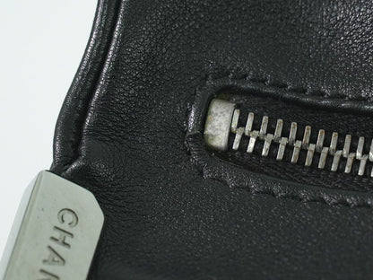 CHANEL ココマーク チョコバー ボストンバッグ ブラック