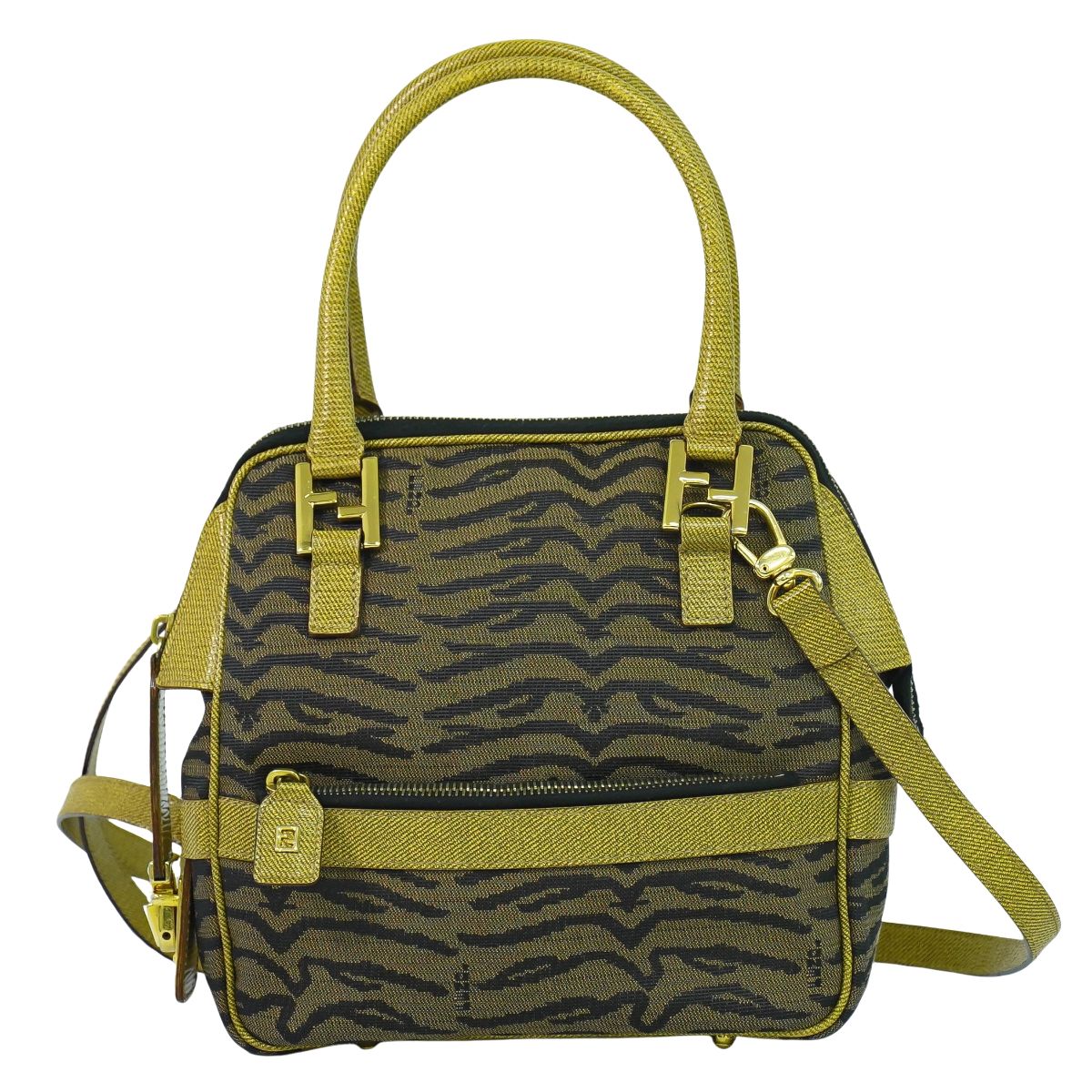 フェンディ ロゴメタルハンドバッグ ダークブラウン FENDI – Page 2 – BRAND BOX by HIRAKOBA