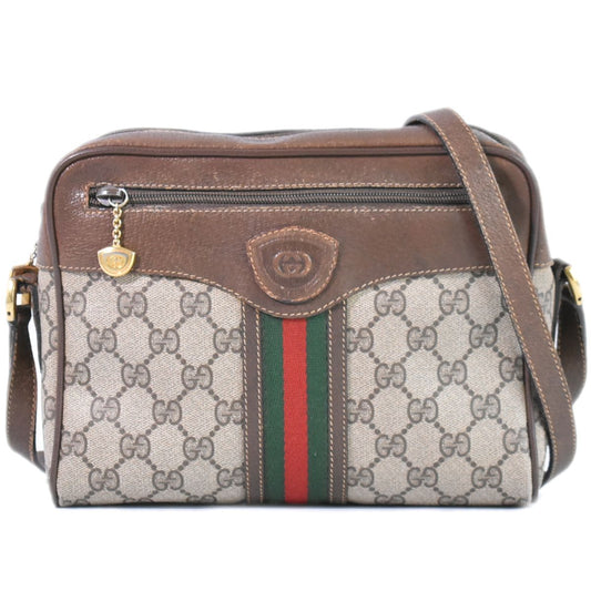 GUCCI オールドグッチ ショルダーバッグ ベージュ ブラウン