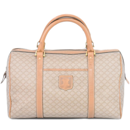 CELINE マカダム ボストンバッグ ベージュ