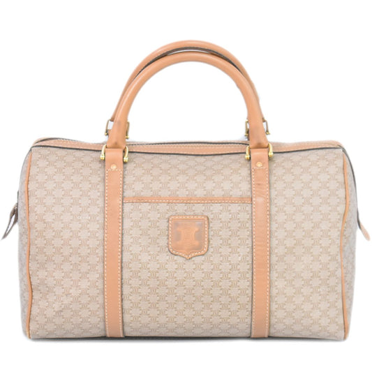 CELINE マカダム ボストンバッグ ベージュ
