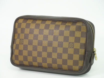 LOUIS VUITTON トゥルーストワレット ダミエ エベヌ ポーチ N47623