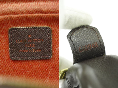 LOUIS VUITTON トゥルーストワレット ダミエ エベヌ ポーチ N47623