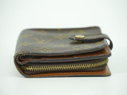 LOUIS VUITTON コンパクトジップ モノグラム 折財布 M61667