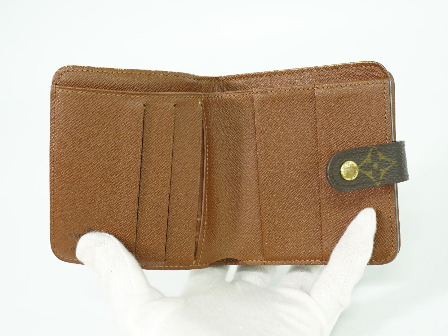 LOUIS VUITTON コンパクトジップ モノグラム 折財布 M61667