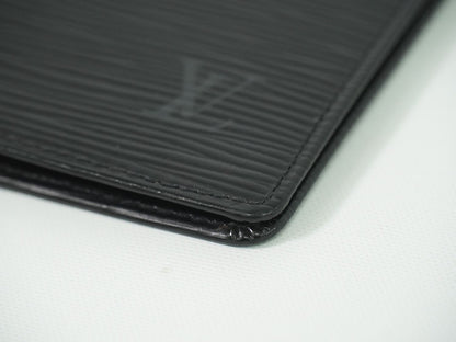LOUIS VUITTON アジェンダポッシュ エピ レザー 手帳カバー ノワール R20522