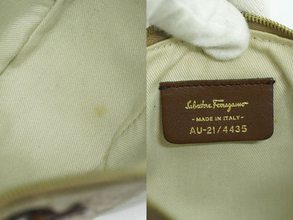 Salvatore Ferragamo アクセサリーポーチ ピンクベージュ