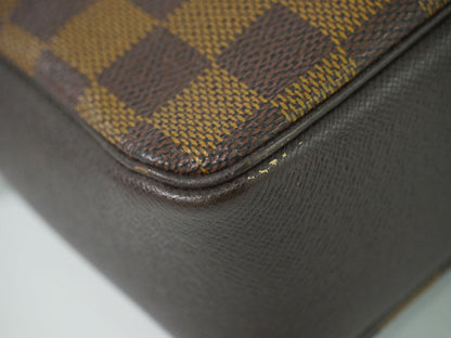 LOUIS VUITTON トゥルースメイクアップ ダミエ エベヌ アクセサリーポーチ N51982