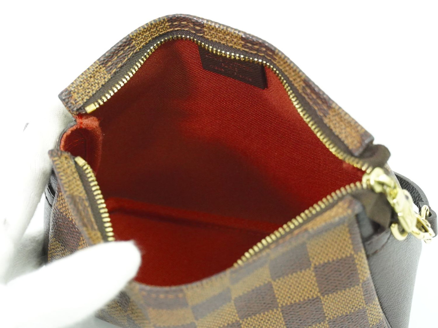 LOUIS VUITTON トゥルースメイクアップ ダミエ エベヌ アクセサリーポーチ N51982