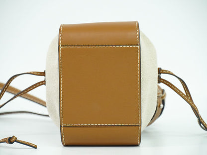 LOEWE ハンモック 2WAY ショルダーバッグ ベージュ ブラウン