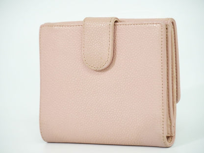 CHANEL ココマーク 折財布 ピンク