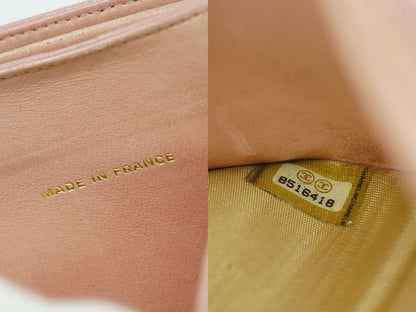CHANEL ココマーク 折財布 ピンク
