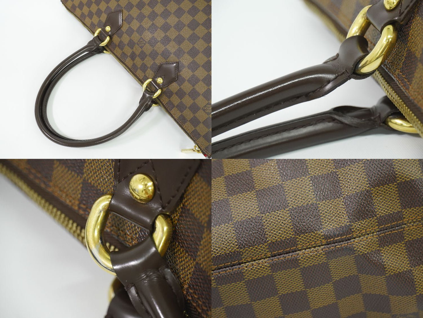 LOUIS VUITTON サレヤ MM ダミエ エベヌ トートバッグ N51182