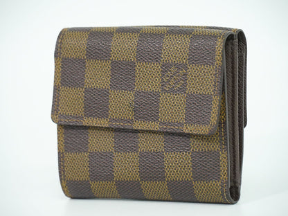 LOUIS VUITTON ポルトフォイユ エリーズ ダミエ エベヌ 折財布 N61654