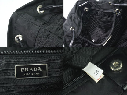 PRADA イブニング ハート トートバッグ ブラック