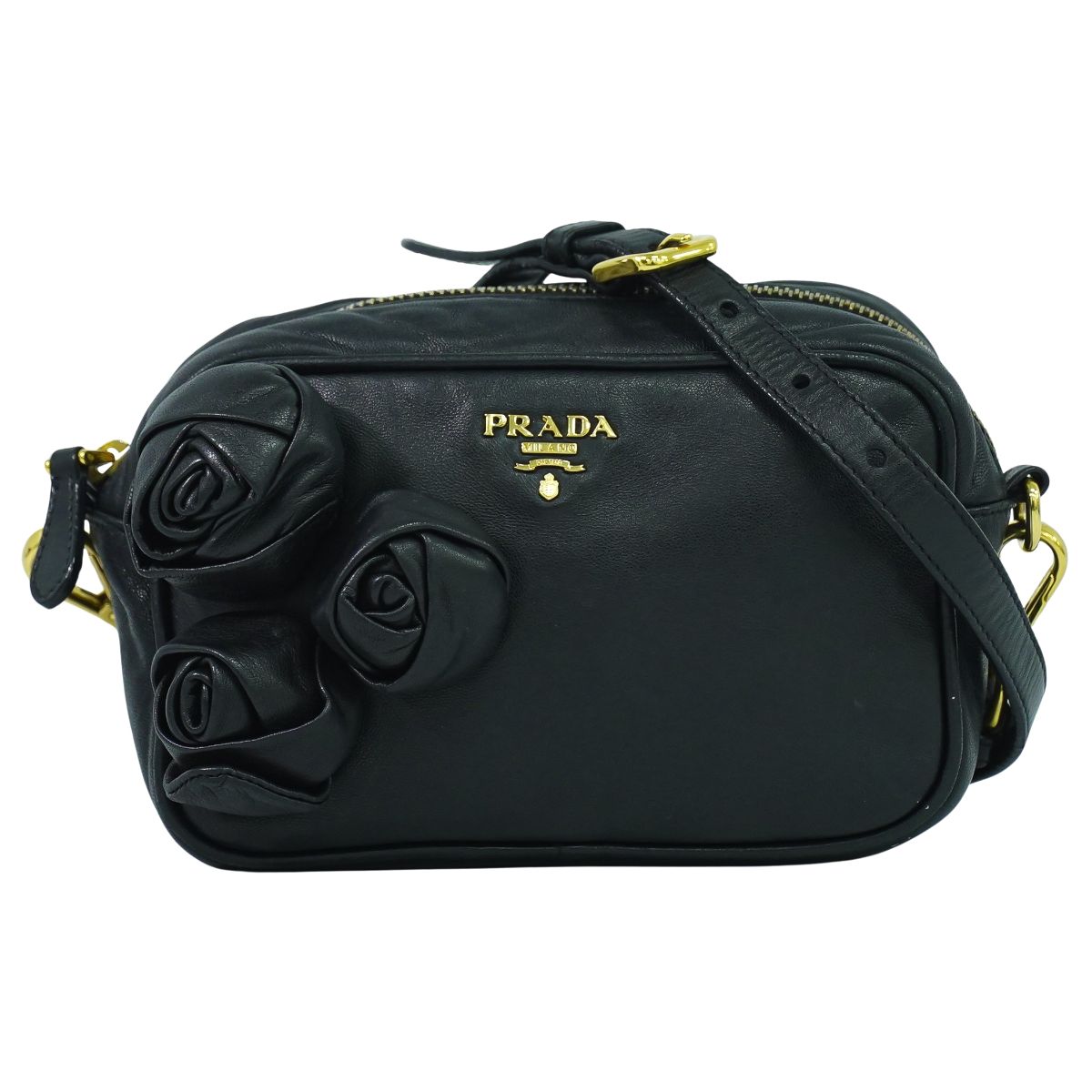 PRADA ローズ ショルダーバッグ ブラック BP0166