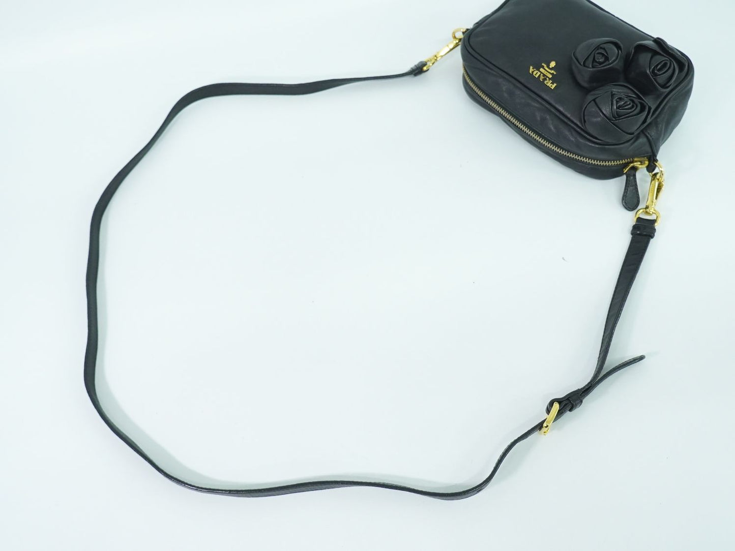 PRADA ローズ ショルダーバッグ ブラック BP0166