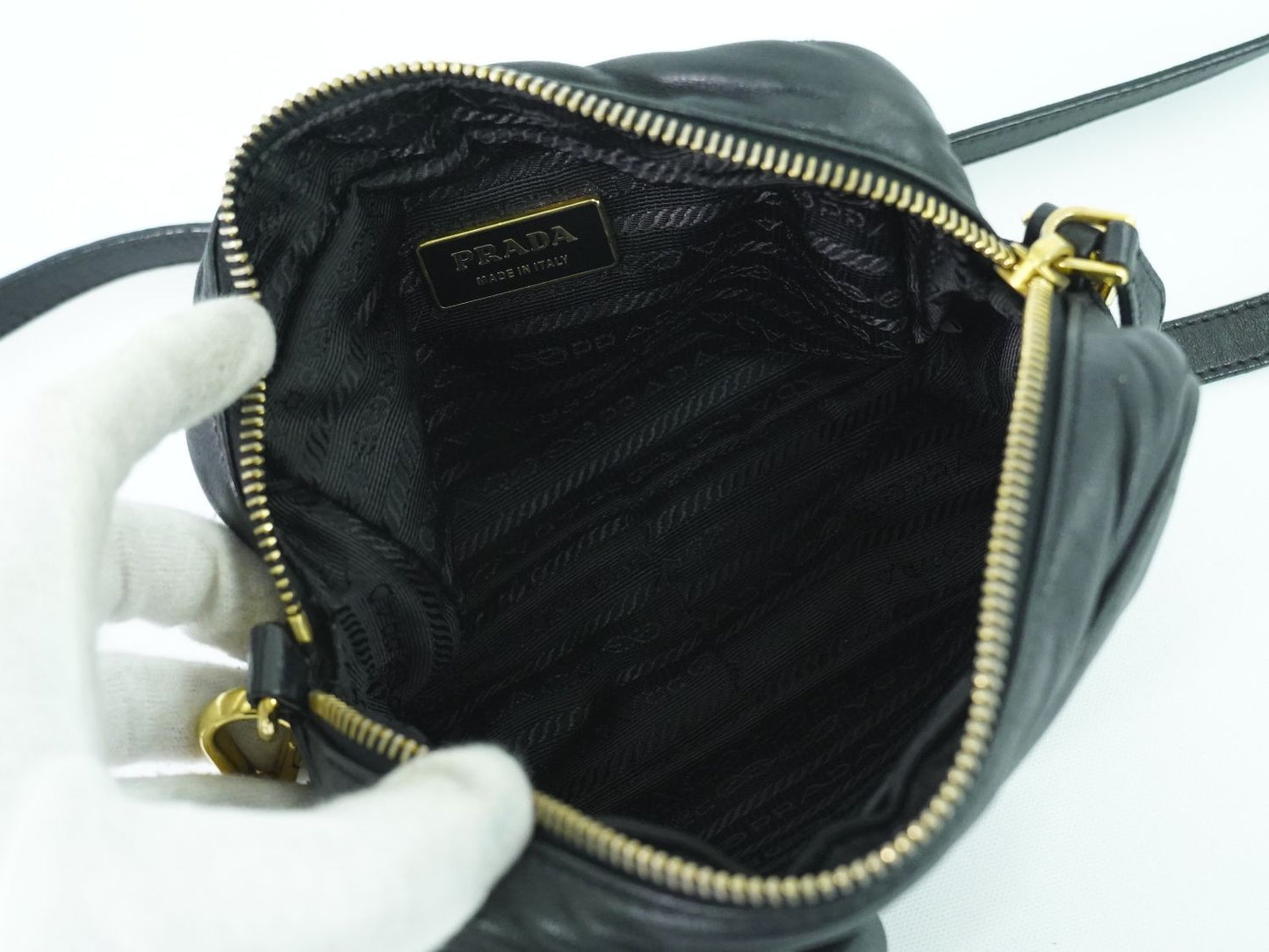 PRADA ローズ ショルダーバッグ ブラック BP0166