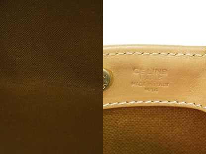 CELINE マカダム トートバッグ ブラウン