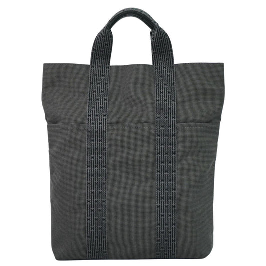 HERMES エールライン カバス トートバッグ グレー