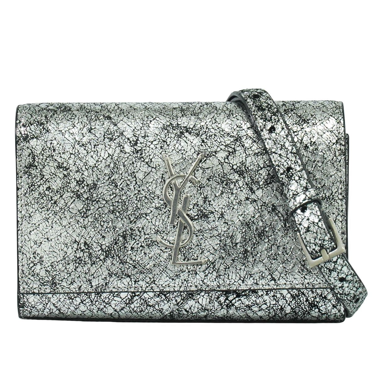 SAINT LAURENT カサンドラ ウエストポーチ シルバー
