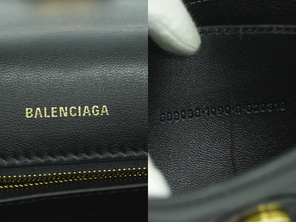 BALENCIAGA ダウンタウン ショルダーバッグ ブラック 689058