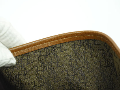 YVES SAINT LAURENT ショルダーバッグ グレー ブラウン