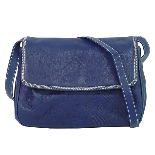 LOEWE アナグラム ショルダーバッグ ブルー