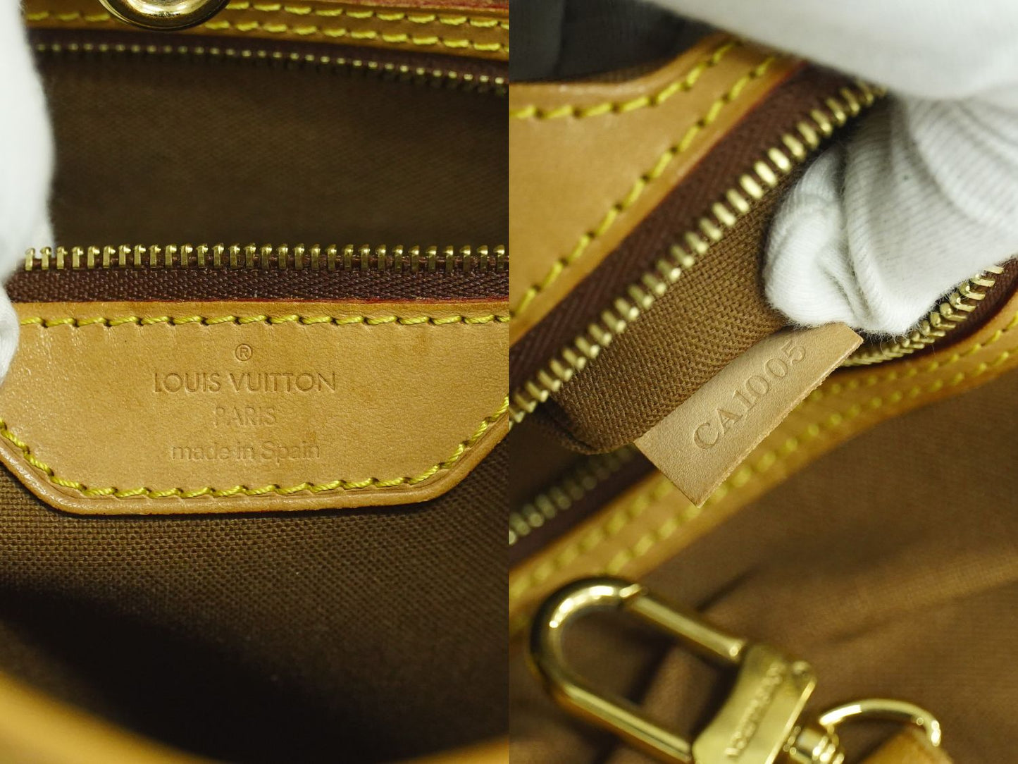 LOUIS VUITTON バティニョール ヴェルティカル モノグラム トートバッグ M51153