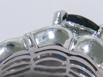 サファイア 1.57ct ダイヤモンド 0.80ct Pt900 リング 13号 プラチナ ブルー
