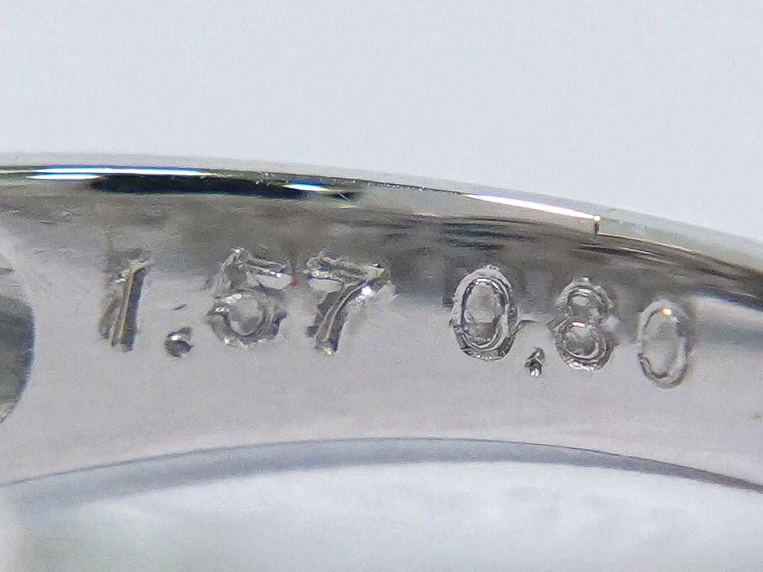 サファイア 1.57ct ダイヤモンド 0.80ct Pt900 リング 13号 プラチナ