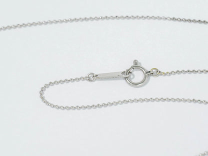 タンザナイト 1.00ct ダイヤモンド 0.01ct K18 WG ネックレス パープル