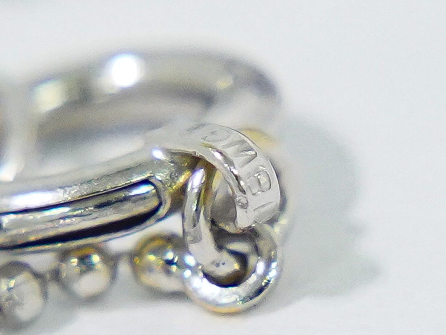 タンザナイト 1.00ct ダイヤモンド 0.01ct K18 WG ネックレス パープル
