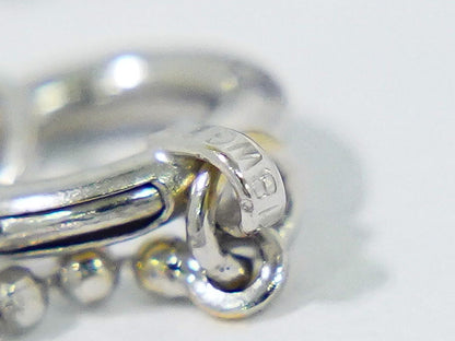 タンザナイト 1.00ct ダイヤモンド 0.01ct K18 WG ネックレス パープル