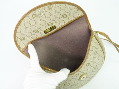 Christian Dior ハニカム柄 ショルダーバッグ ベージュ
