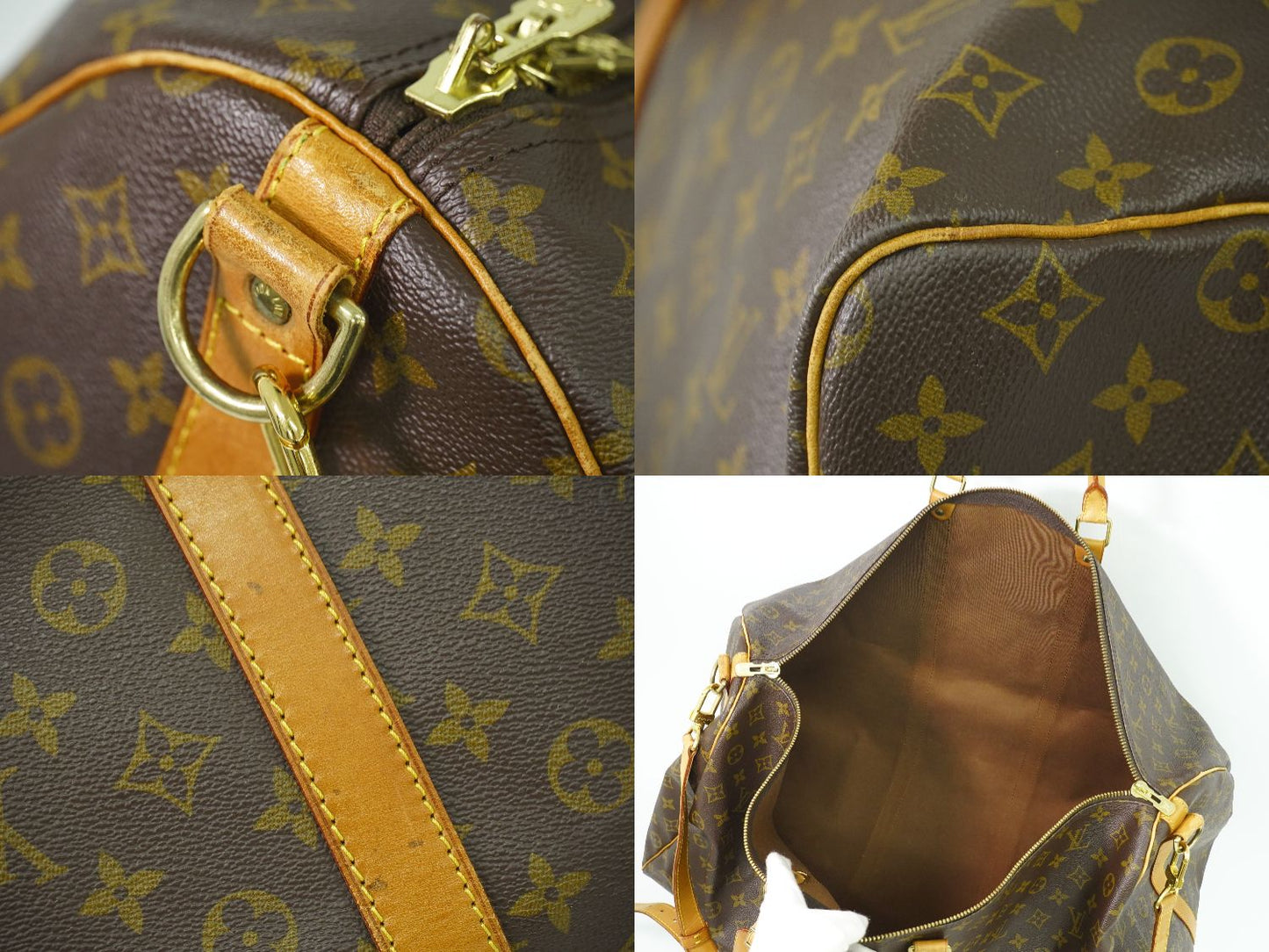 LOUIS VUITTON キーポルバンドリエール 60 モノグラム 2WAY ボストンバッグ M41412