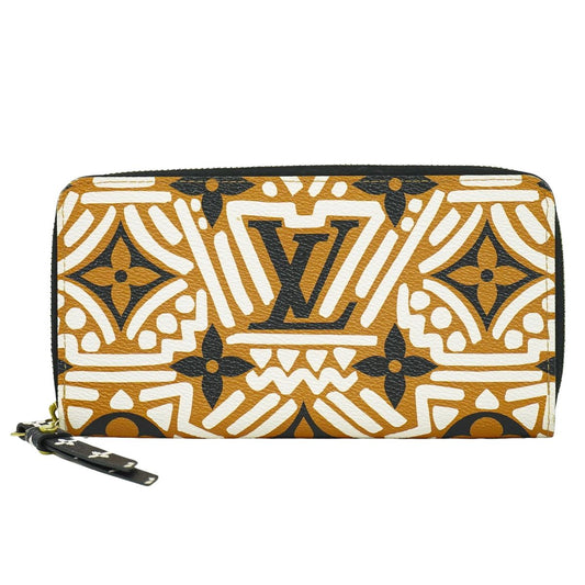 LOUIS VUITTON ジッピーウォレット LVクラフティ 長財布 クレームカラメル M6943