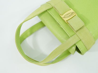 Salvatore Ferragamo ヴァラ ハンドバッグ ブラウン