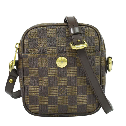 LOUIS VUITTON リフト ダミエ エベヌ ショルダーバッグ ブラウン N60009