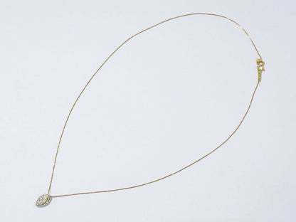 ダイヤモンド 0.45ct K18 YG ネックレス イエローゴールド