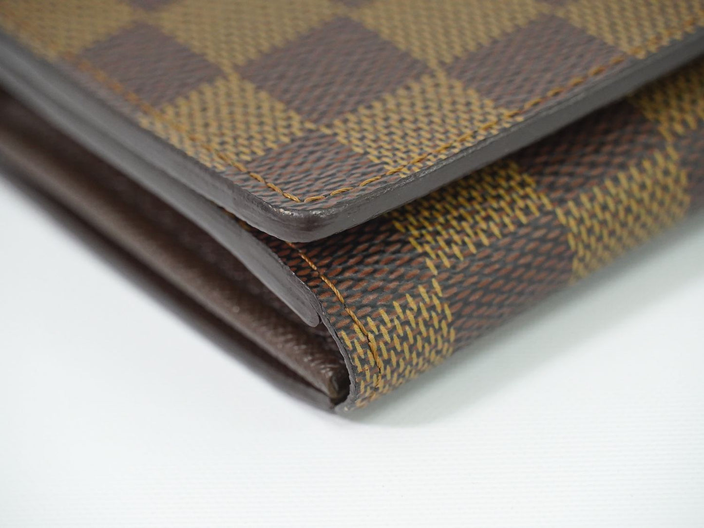 LOUIS VUITTON ポルトフォイユ トレゾール ダミエ エベヌ 折財布 N61736