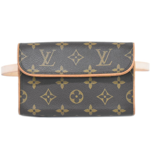 LOUIS VUITTON ポシェット フロランティーヌ モノグラム ウエストポーチ ブラウン M51855