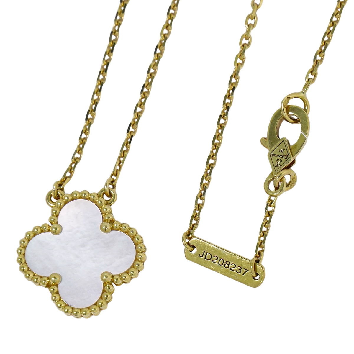 Van Cleef & Arpels ヴィンテージ アルハンブラ Au750 YG ネックレス