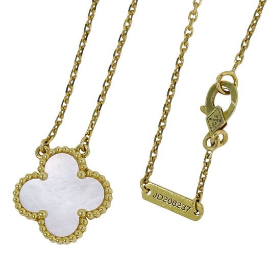 Van Cleef & Arpels ヴィンテージ アルハンブラ Au750 YG ネックレス