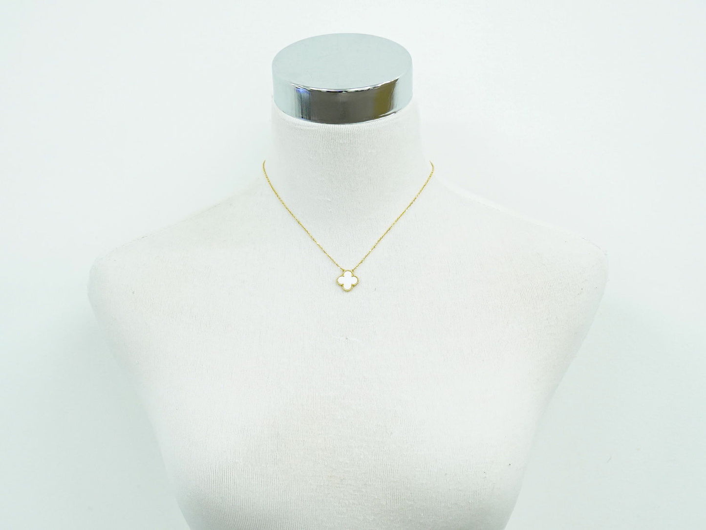 Van Cleef & Arpels ヴィンテージ アルハンブラ Au750 YG ネックレス