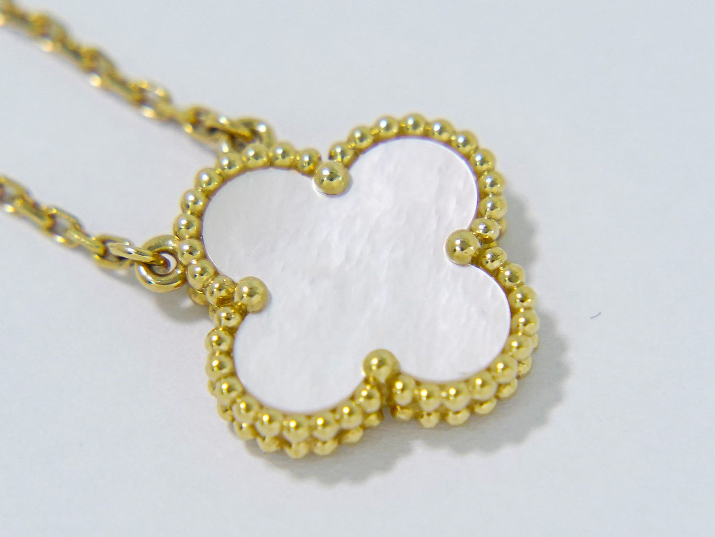 Van Cleef & Arpels ヴィンテージ アルハンブラ Au750 YG ネックレス