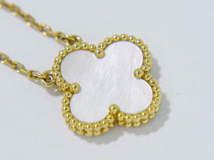 Van Cleef & Arpels ヴィンテージ アルハンブラ Au750 YG ネックレス