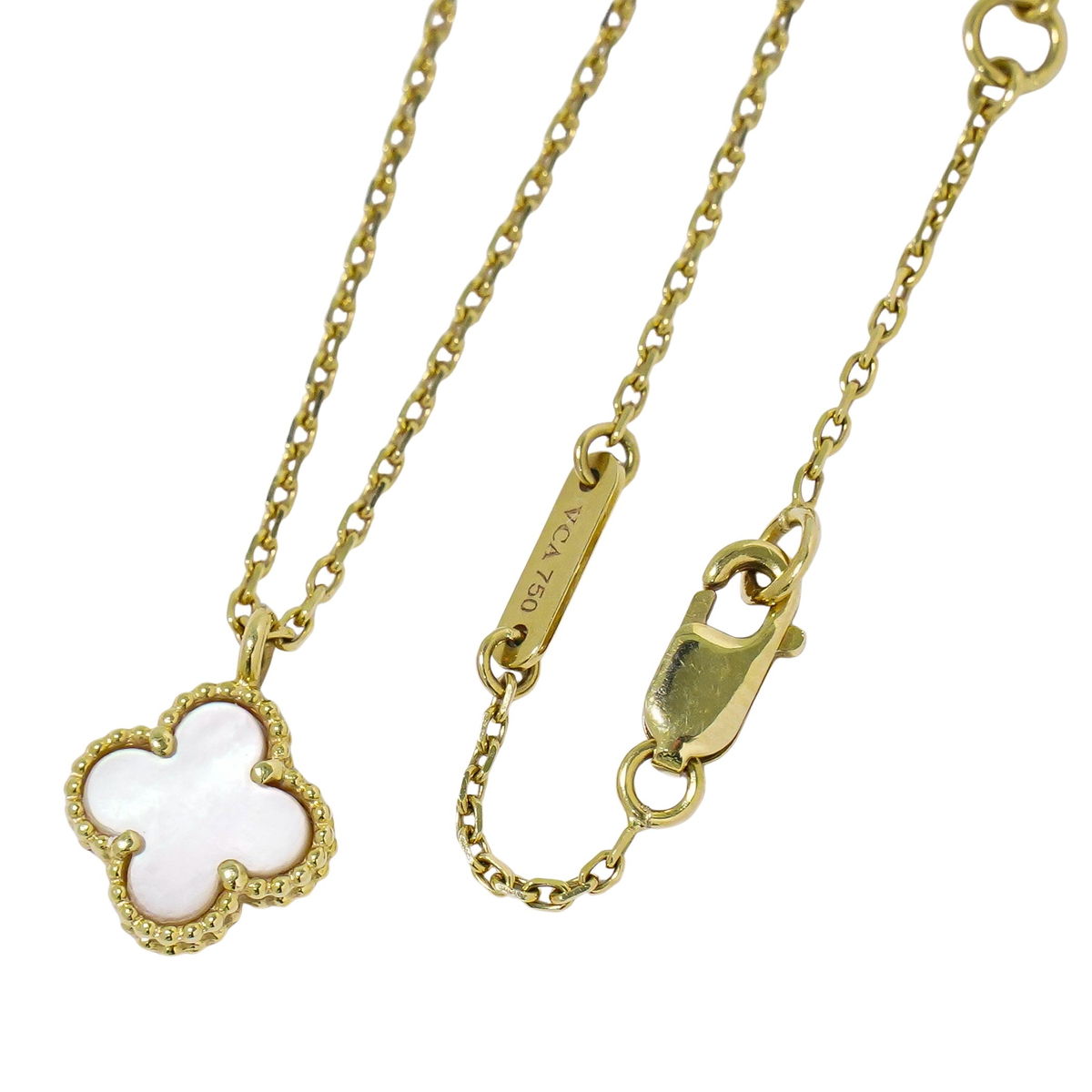 Van Cleef & Arpels スウィート アルハンブラ 750 YG ネックレス