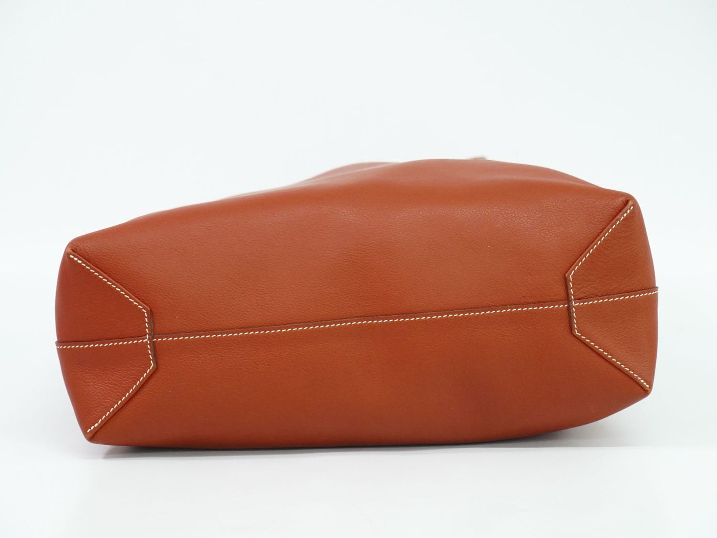 HERMES ドゥブルセンス 45 トートバッグ T刻 ブラウン系