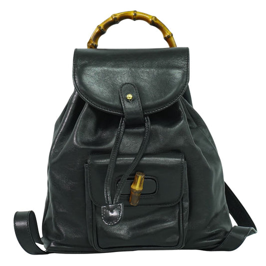 GUCCI バンブーミニ リュックサック ブラック